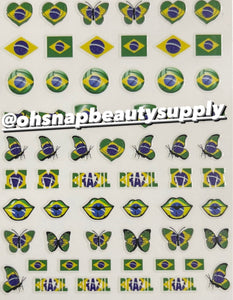 * COUNTRY 1192 BRAZIL Sticker