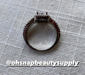 Fashion Jewelry - Ring - DIAMOND SILVER (N5)