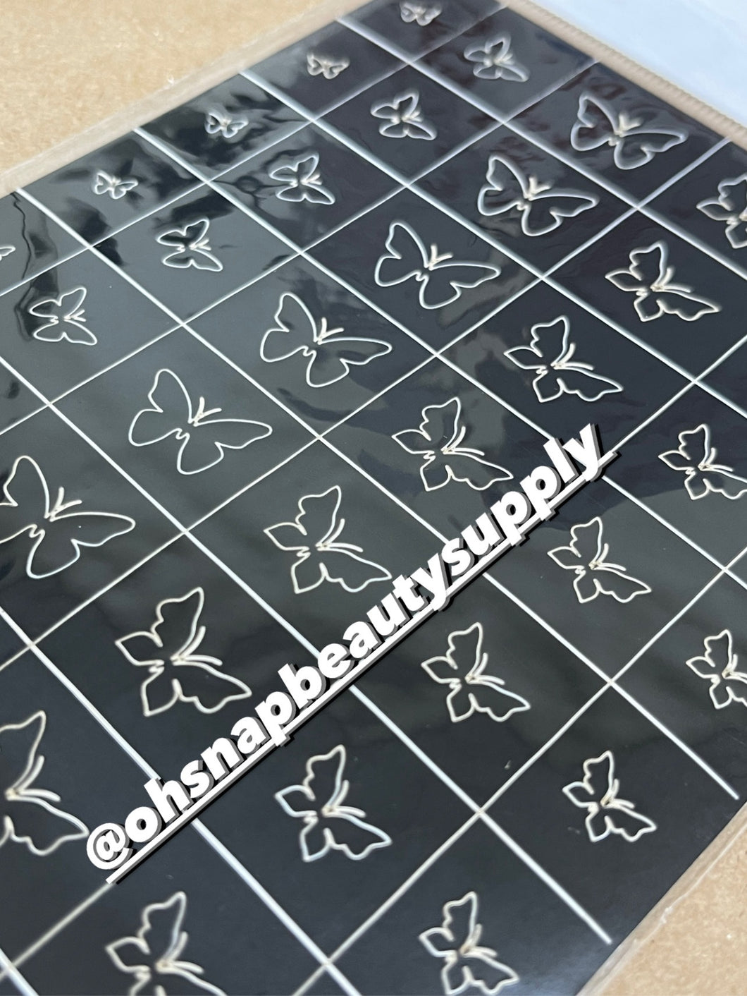 Nail Stencil - Butterfly (08)
