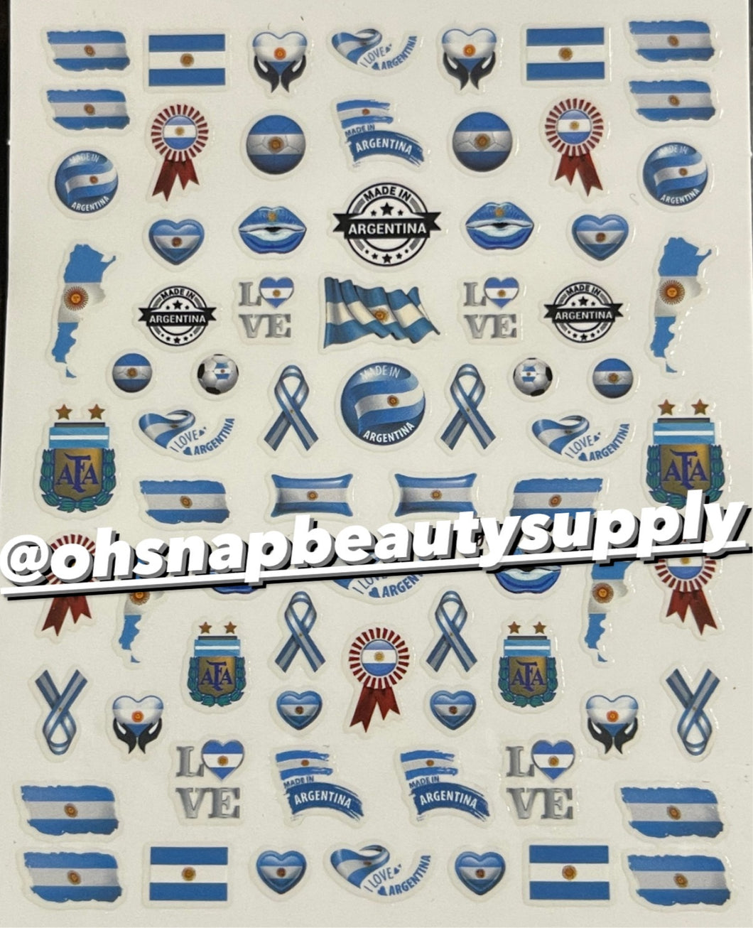 * COUNTRY 1198 ARGENTINA Sticker