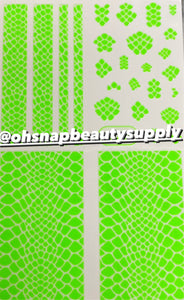 Green Animal Print  SP224 Sticker