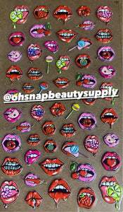 Lips 👄 K082 (5D) Sticker