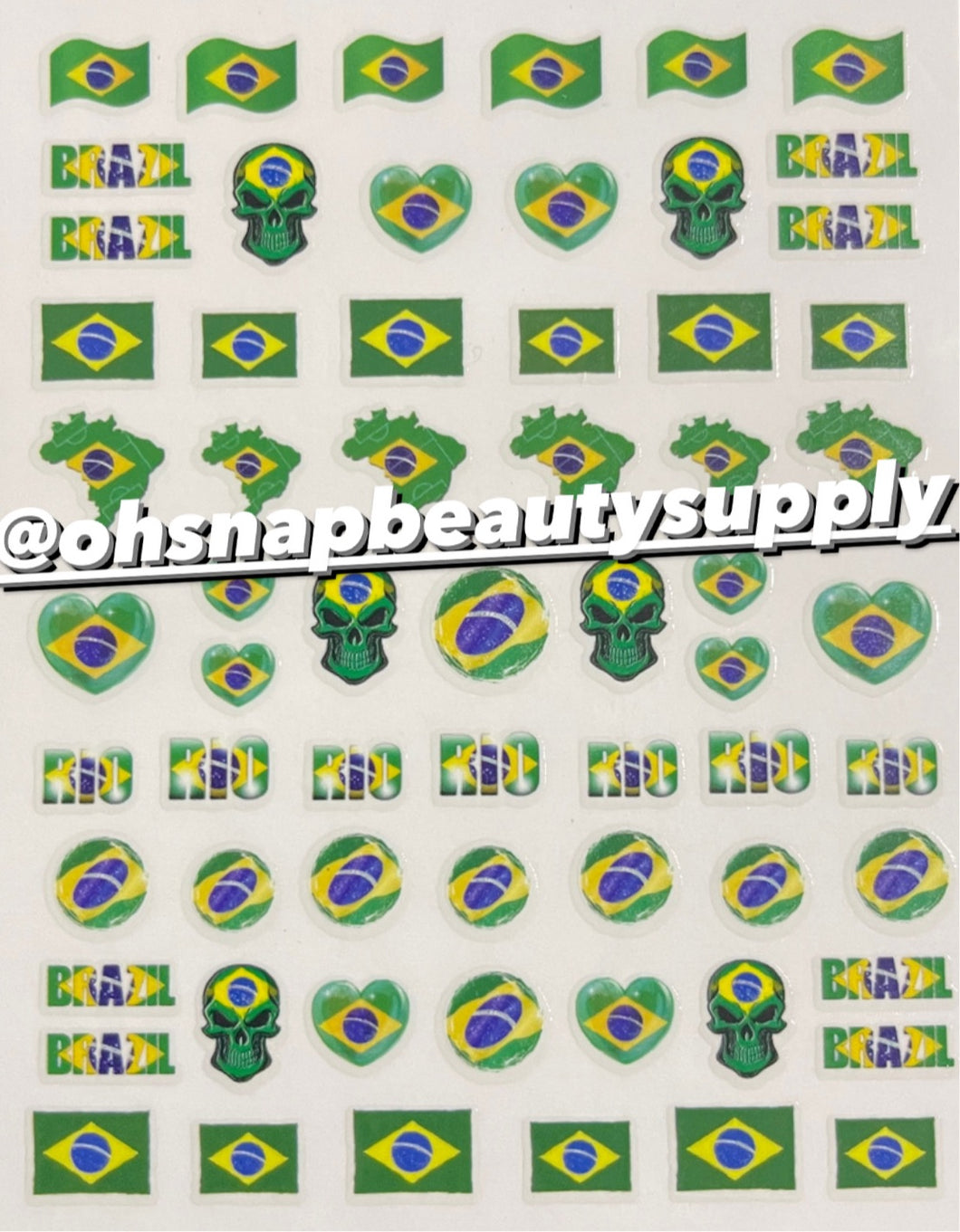 * COUNTRY 1194 BRAZIL Sticker