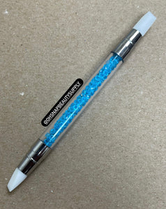 Rubber Silicone Chrome Stick 1pcs - Blue