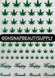 Green Marijuana XF3362 Sticker