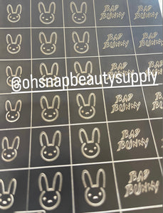 Nail Stencil - Bunny (NL15)