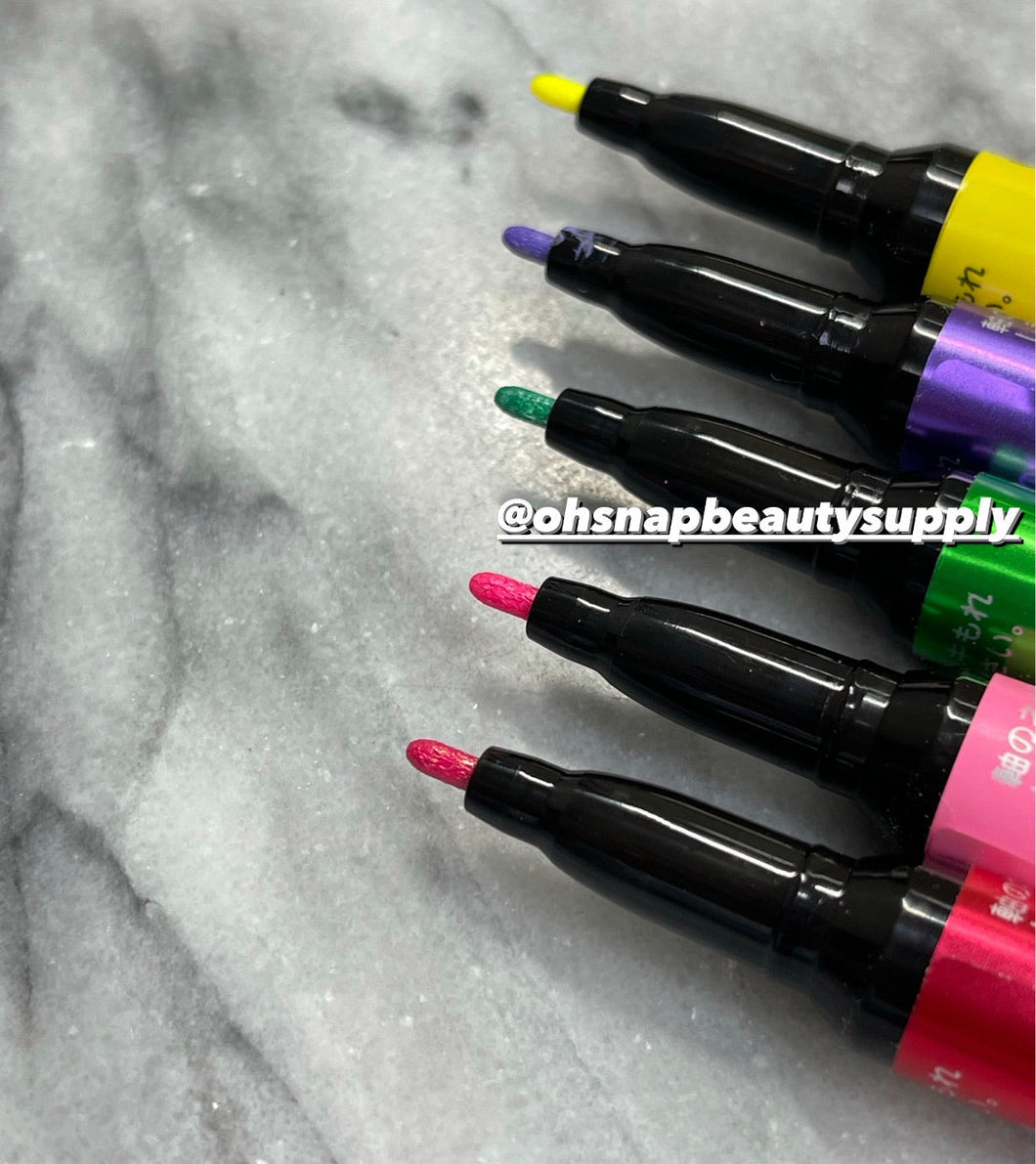 Color INK ART PENS (SetA)(5colors) – Oh Snap! Beauty Supply