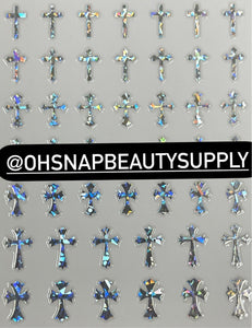*Holographic Silver Cross 2205 Sticker