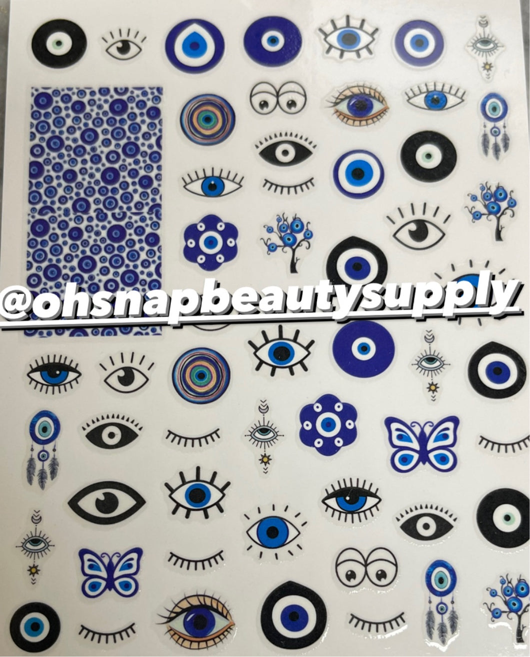 *** Eye & Hamsa WG896 Sticker