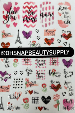 - HEART LOVE B031 Sticker