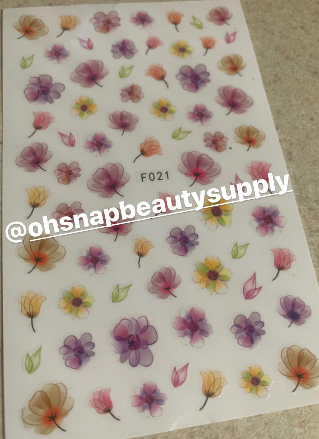 Flower F021 Sticker