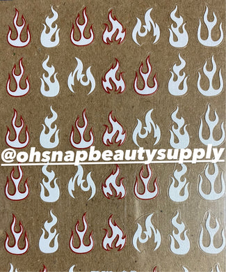 *** Flame 518 Sticker