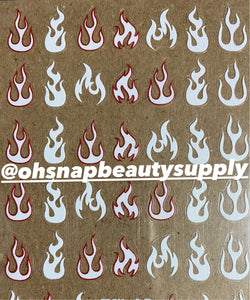 *** Flame 518 Sticker