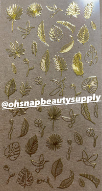 ***Gold Feather 2095 Sticker