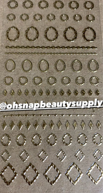***Gold Frame DP2003 Sticker