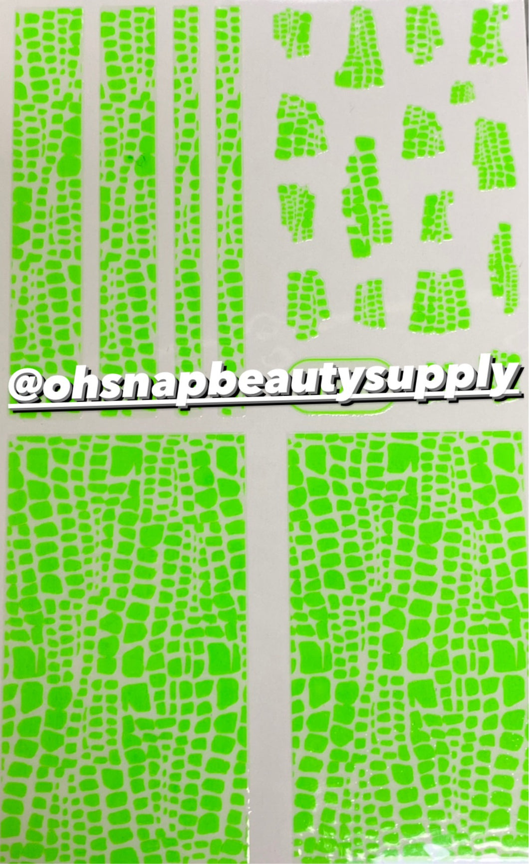Green Animal Print  SP222 Sticker