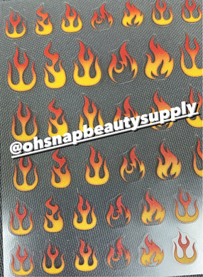 ***Flame 454 Sticker