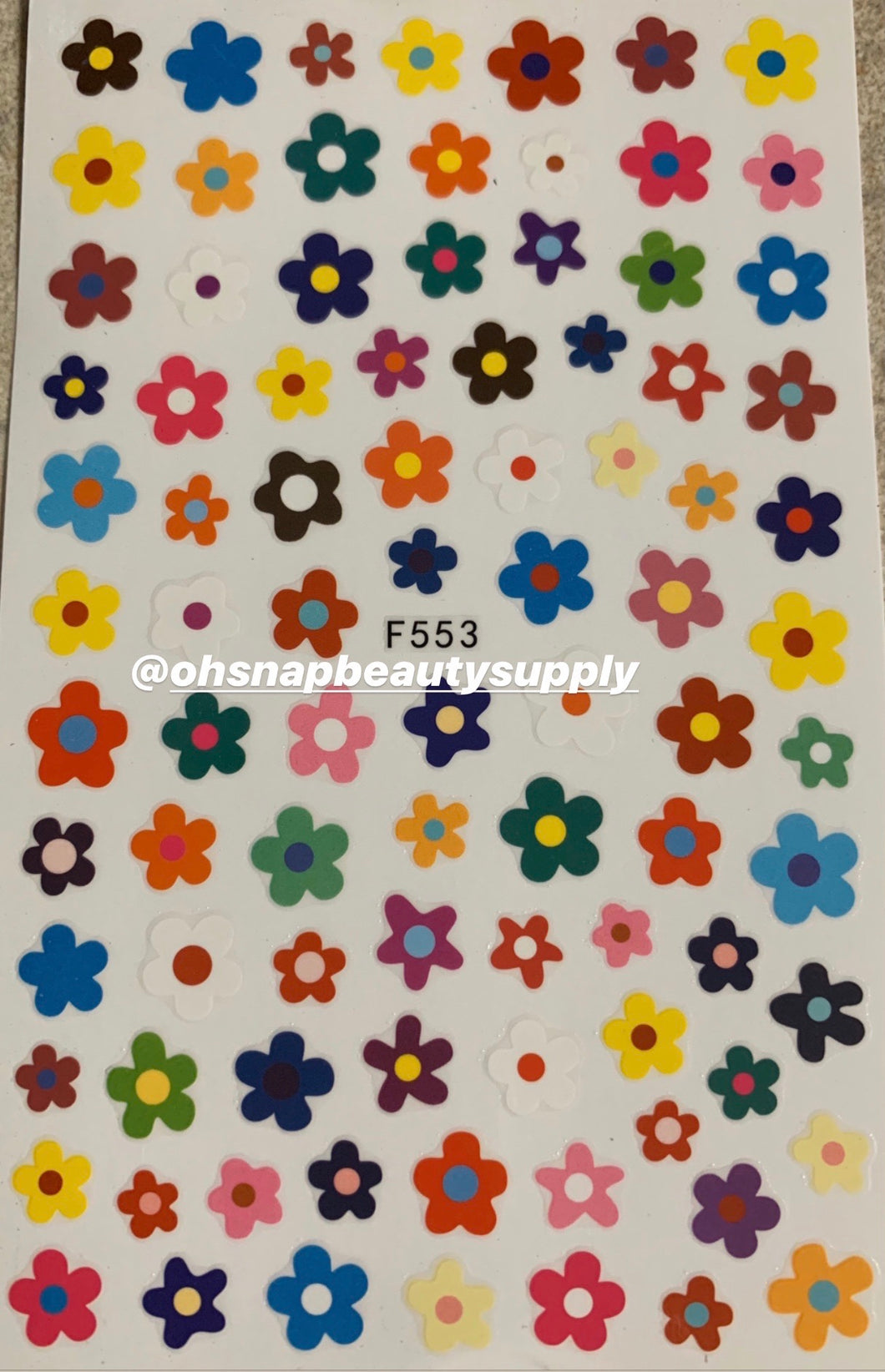 FLOWER F553 Sticker