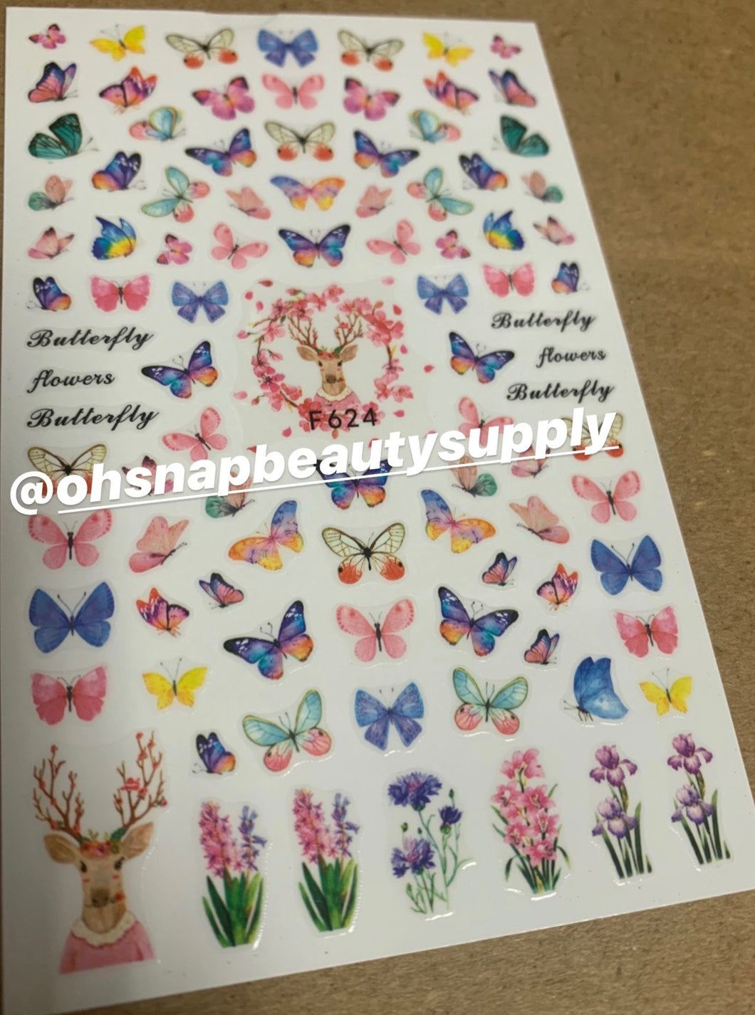 Butterfly F624 Sticker