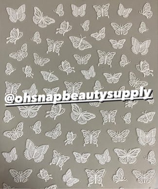 *White Butterfly TS 254 Sticker