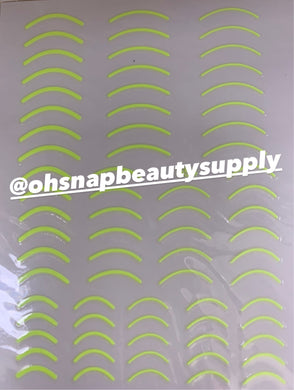 ***Yellow CURVE Line 554 Sticker