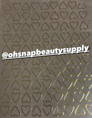 ***Gold Frame (Heart) 434 Sticker