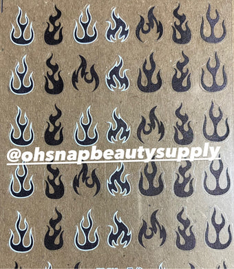 ***Black Flame 519 Sticker