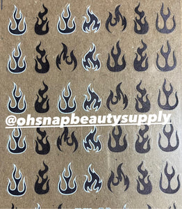 ***Black Flame 519 Sticker