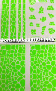 Green Animal Print  SP223 Sticker