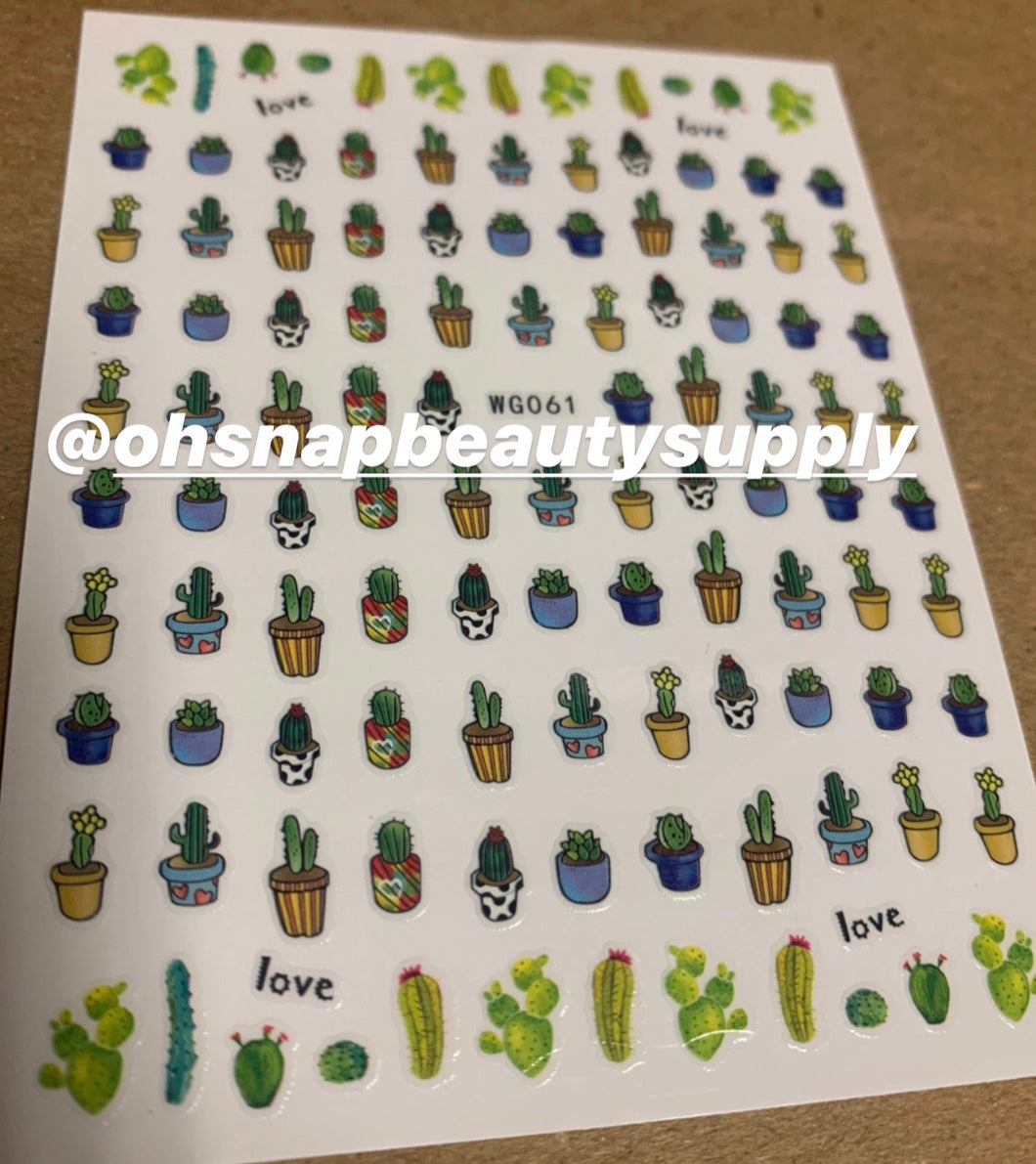 Cactus WG061 Sticker