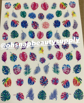 ***Color Tropical 617  Sticker