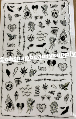 Black Love F793 Sticker