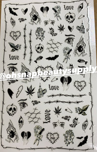 Black Love F793 Sticker