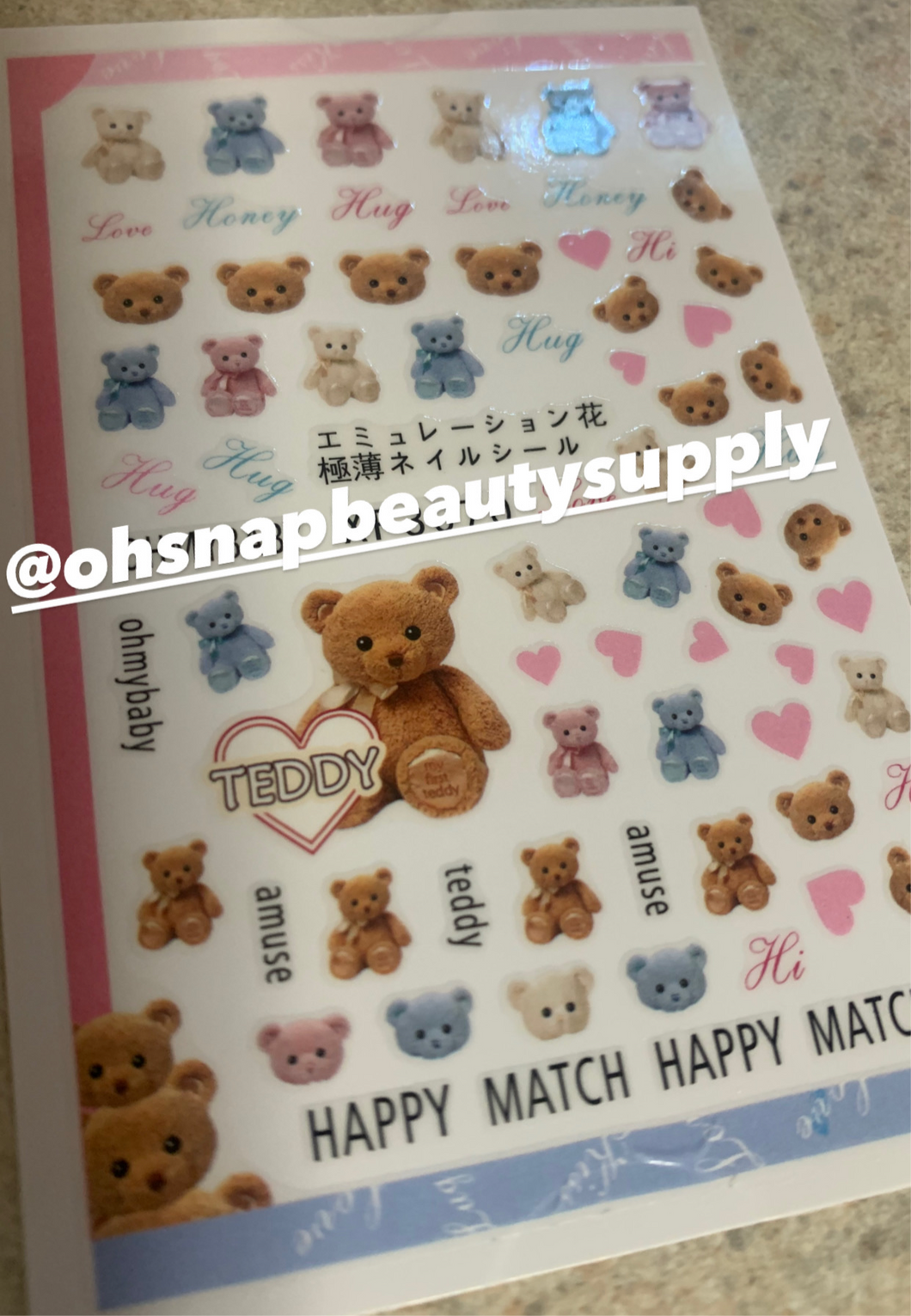 Teddy 3070 Sticker