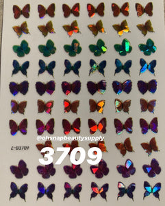Holographic Butterfly Sticker 🦋  (10 styles)