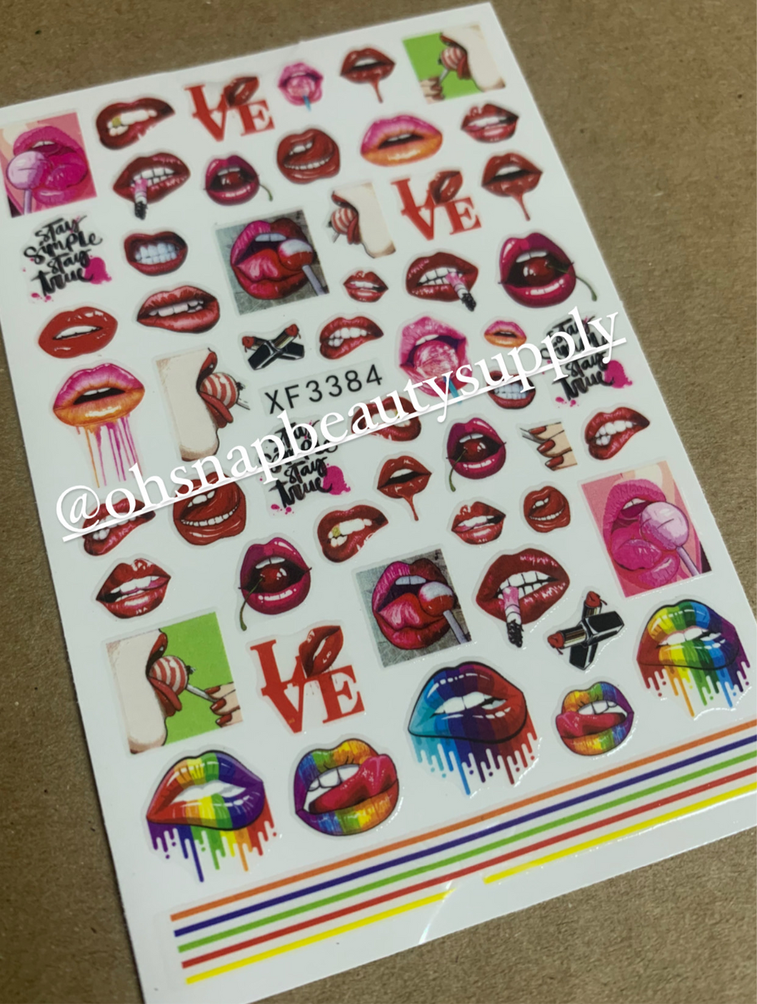 Lips 3384 Sticker