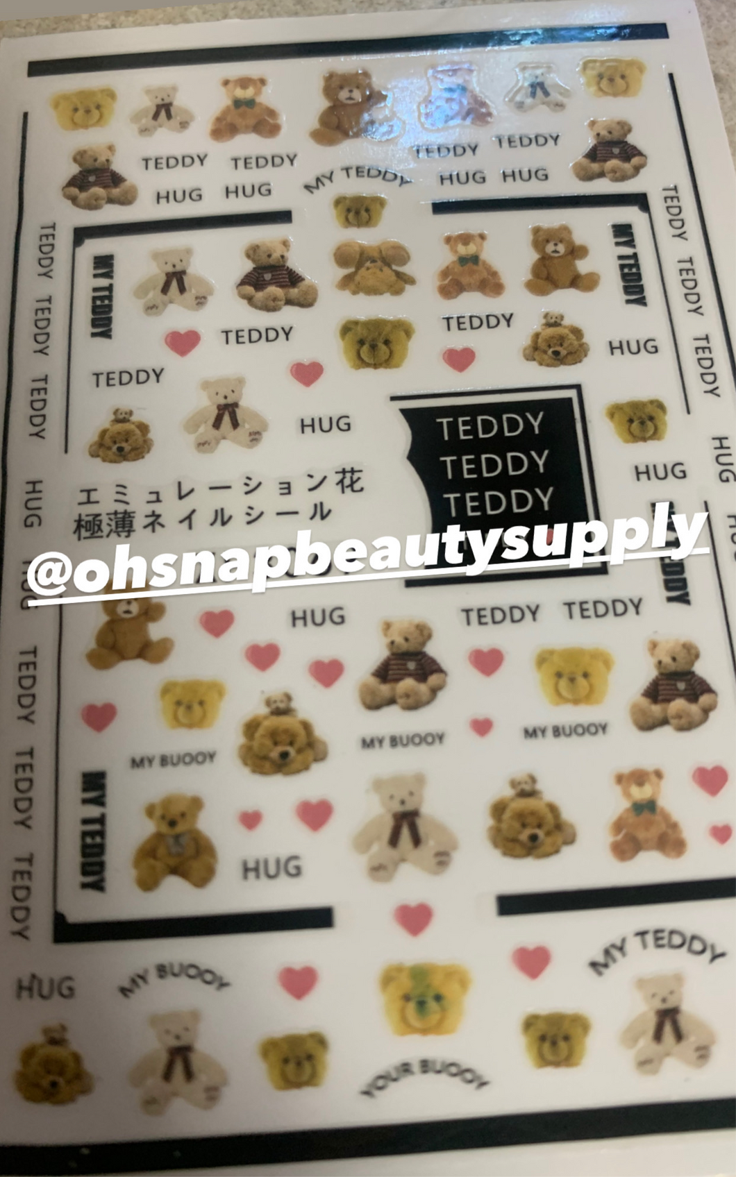 Teddy 3069 Sticker