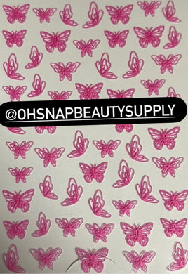 - Pink Butterfly XF 5D 021🦋 Sticker