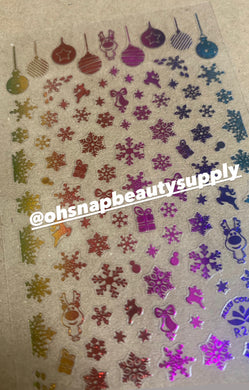 Color Snowflakes 247 Sticker