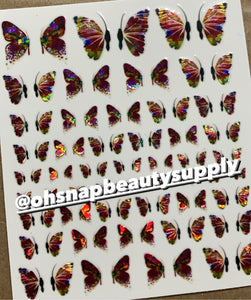 ***Color Butterfly 1102 Sticker