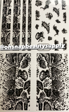 Black Animal Print  SP232 Sticker