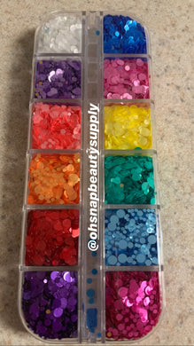 Color Circle Glitters