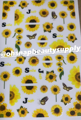 *** Sunflower B057 Sticker