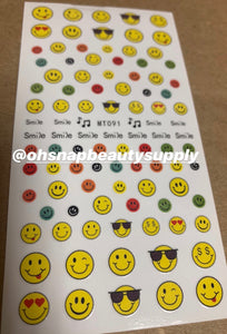 Smiley Face MT091 Sticker