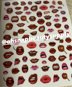 Lips 458 Sticker