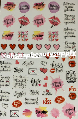 LOVE B029 Sticker