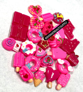 3D GIANT SWEET Charms (HOTPINK)