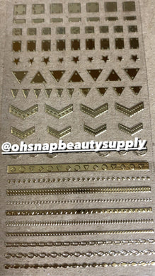 ***Gold Frame DP2001 Sticker