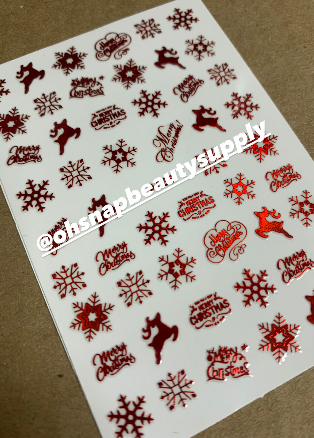 Merry Christmas Red 55 Sticker