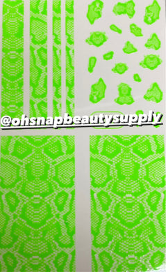 Green Animal Print  SP233 Sticker